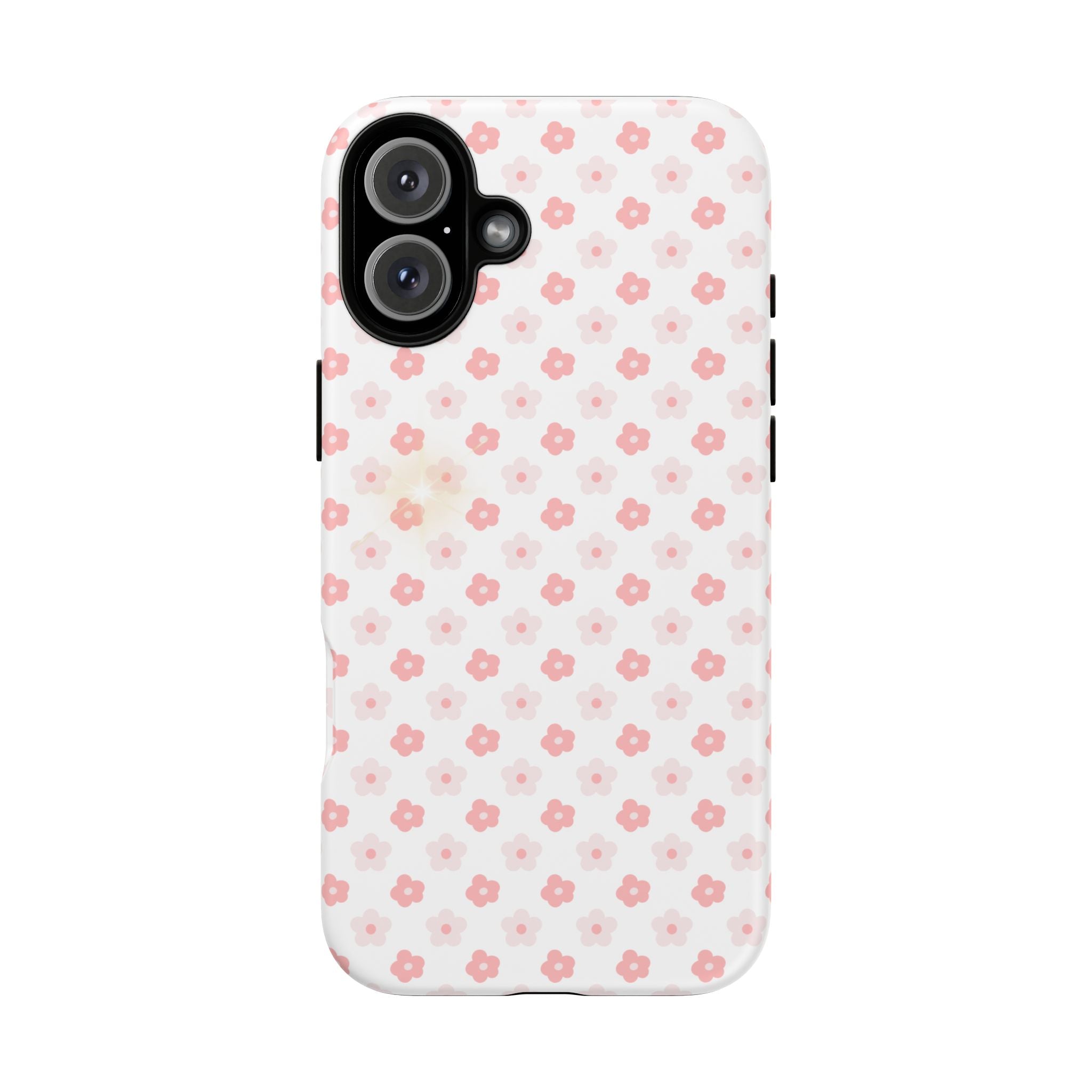 Pink Cherry Blossom Tough Phone Case — Floral Protective iPhone Cover