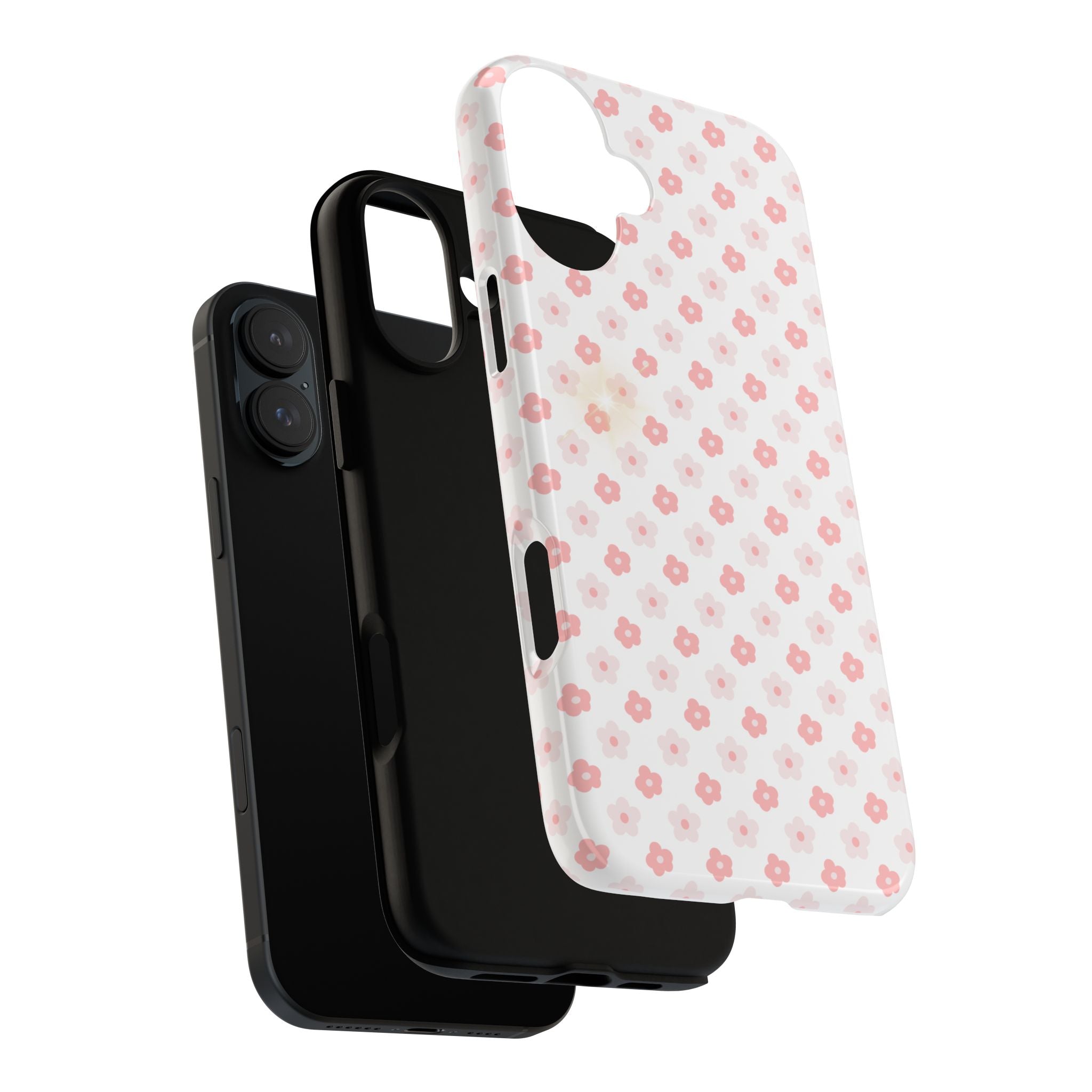 Pink Cherry Blossom Tough Phone Case — Floral Protective iPhone Cover