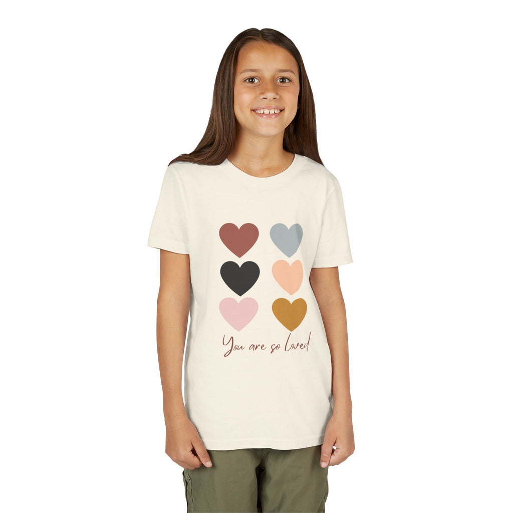 Boho Heart Youth Tee — Bohemian Heart Graphic Youth T-Shirt