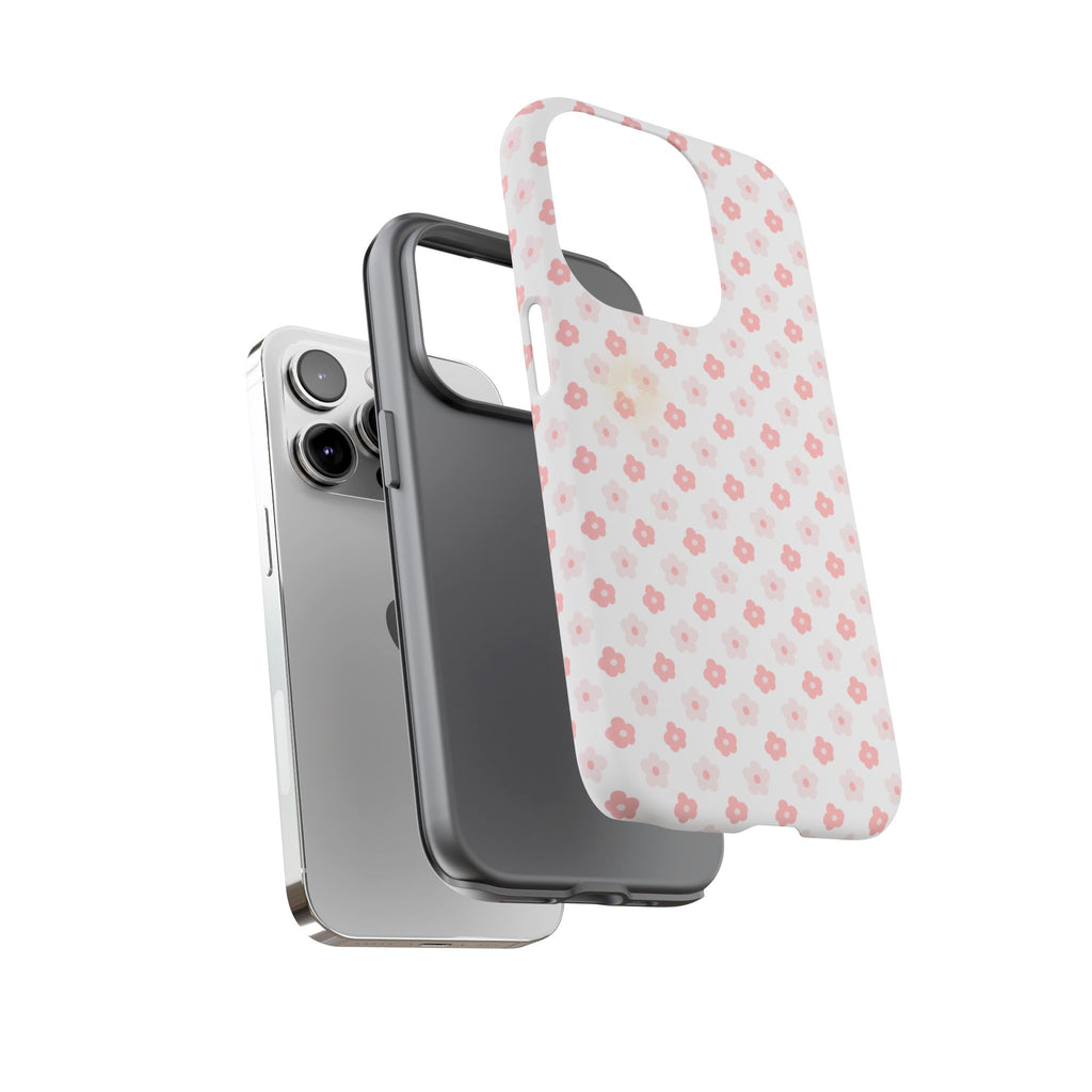 Pink Cherry Blossom Tough Phone Case — Floral Protective iPhone Cover
