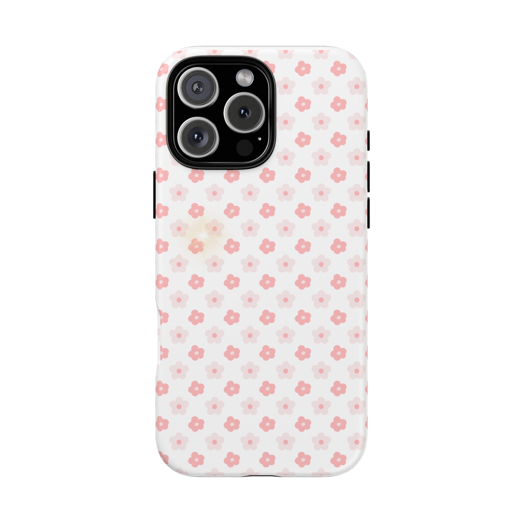 Pink Cherry Blossom Tough Phone Case — Floral Protective iPhone Cover