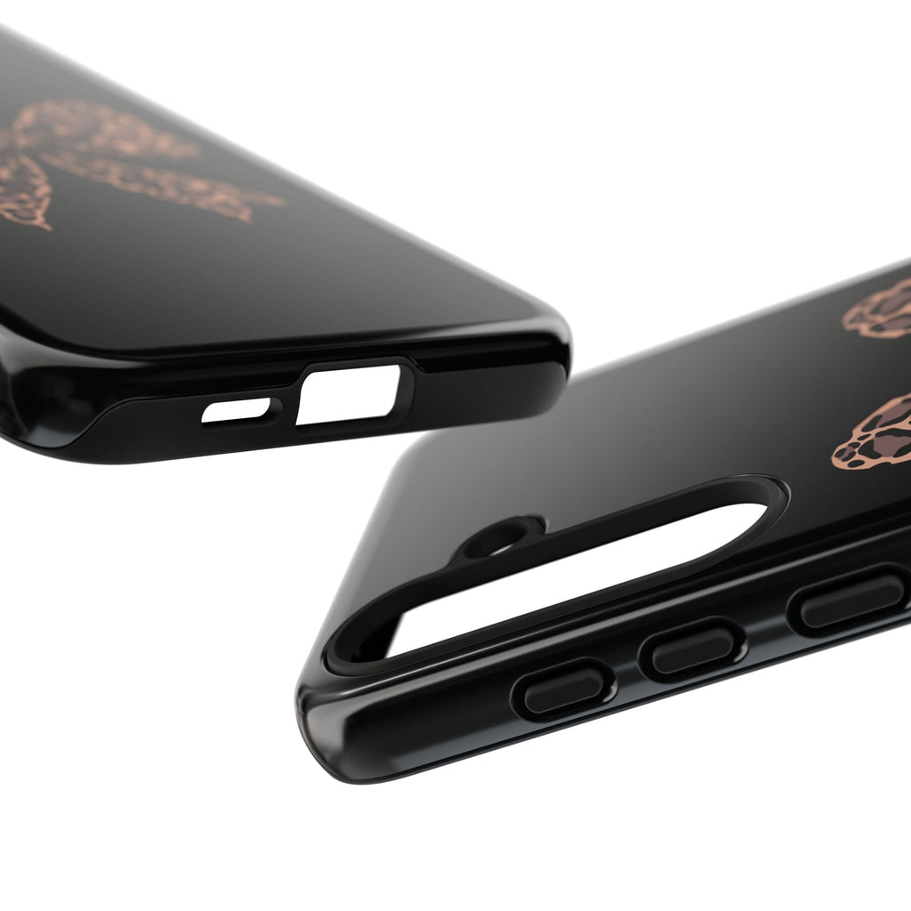 Leopard Print Bow Tough Phone Case — Cute Chic Protective Cover
