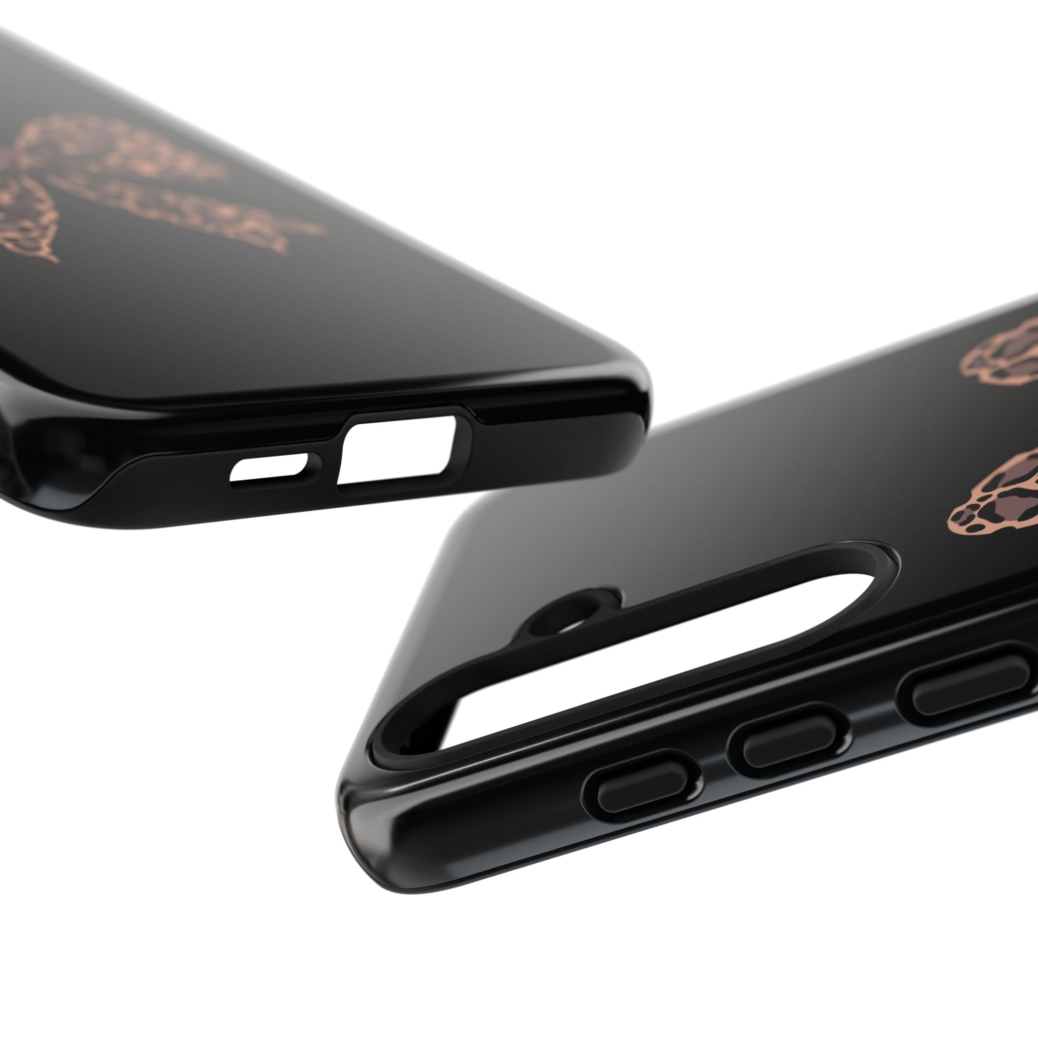 Leopard Print Bow Tough Phone Case — Cute Chic Protective Cover