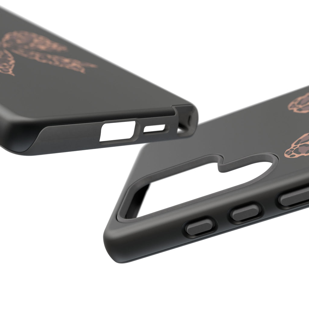Leopard Print Bow Tough Phone Case — Cute Chic Protective Cover