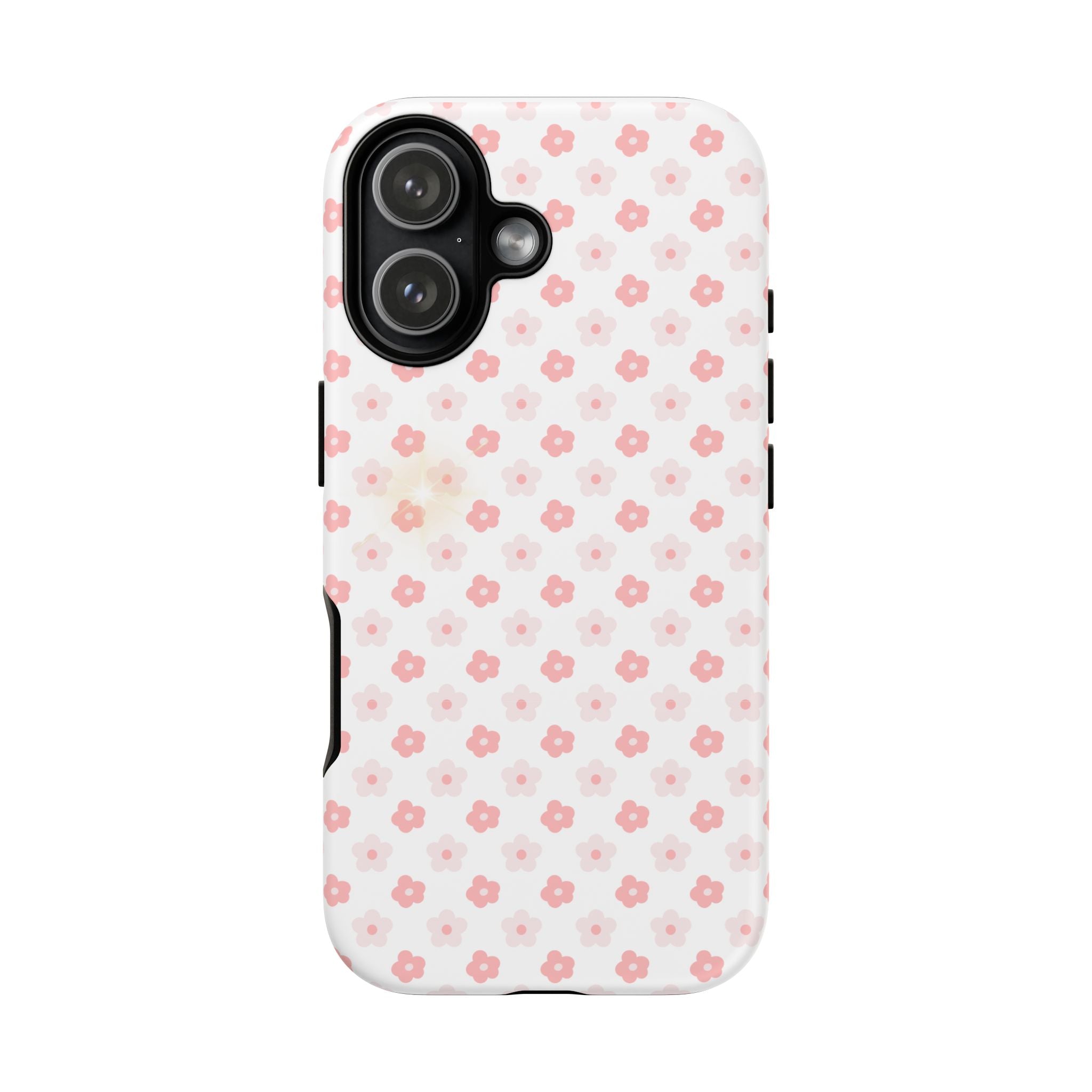 Pink Cherry Blossom Tough Phone Case — Floral Protective iPhone Cover