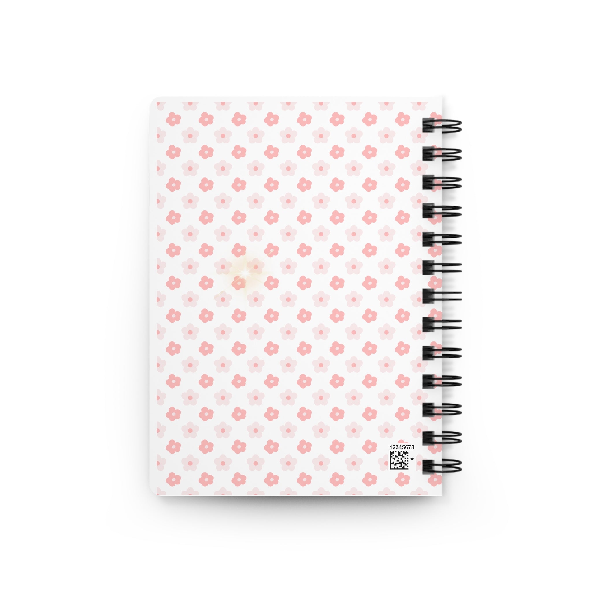 Calm & Capable Spiral Journal — Floral Affirmation Notebook for Mindfulness & Mental Wellness
