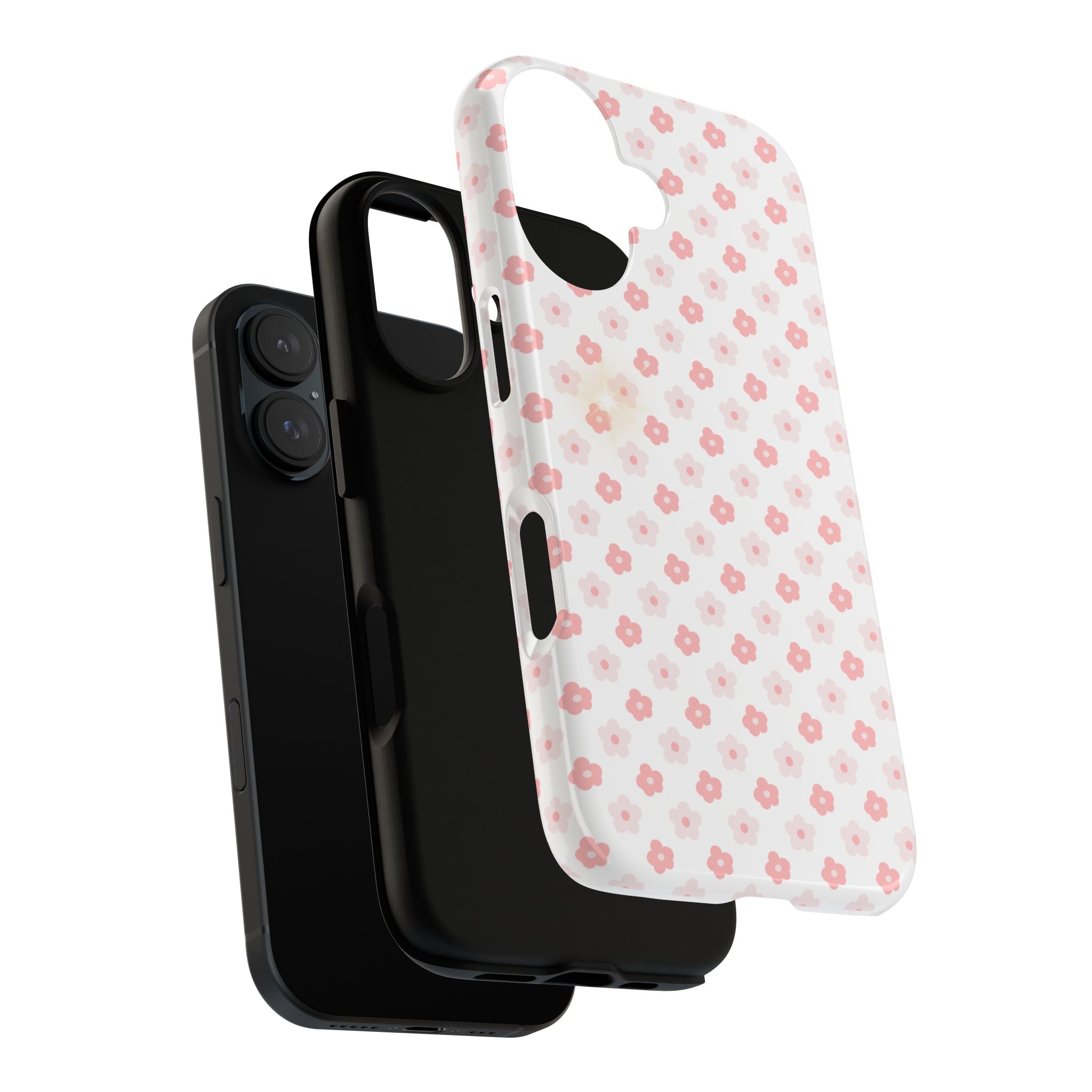 Pink Cherry Blossom Tough Phone Case — Floral Protective iPhone Cover