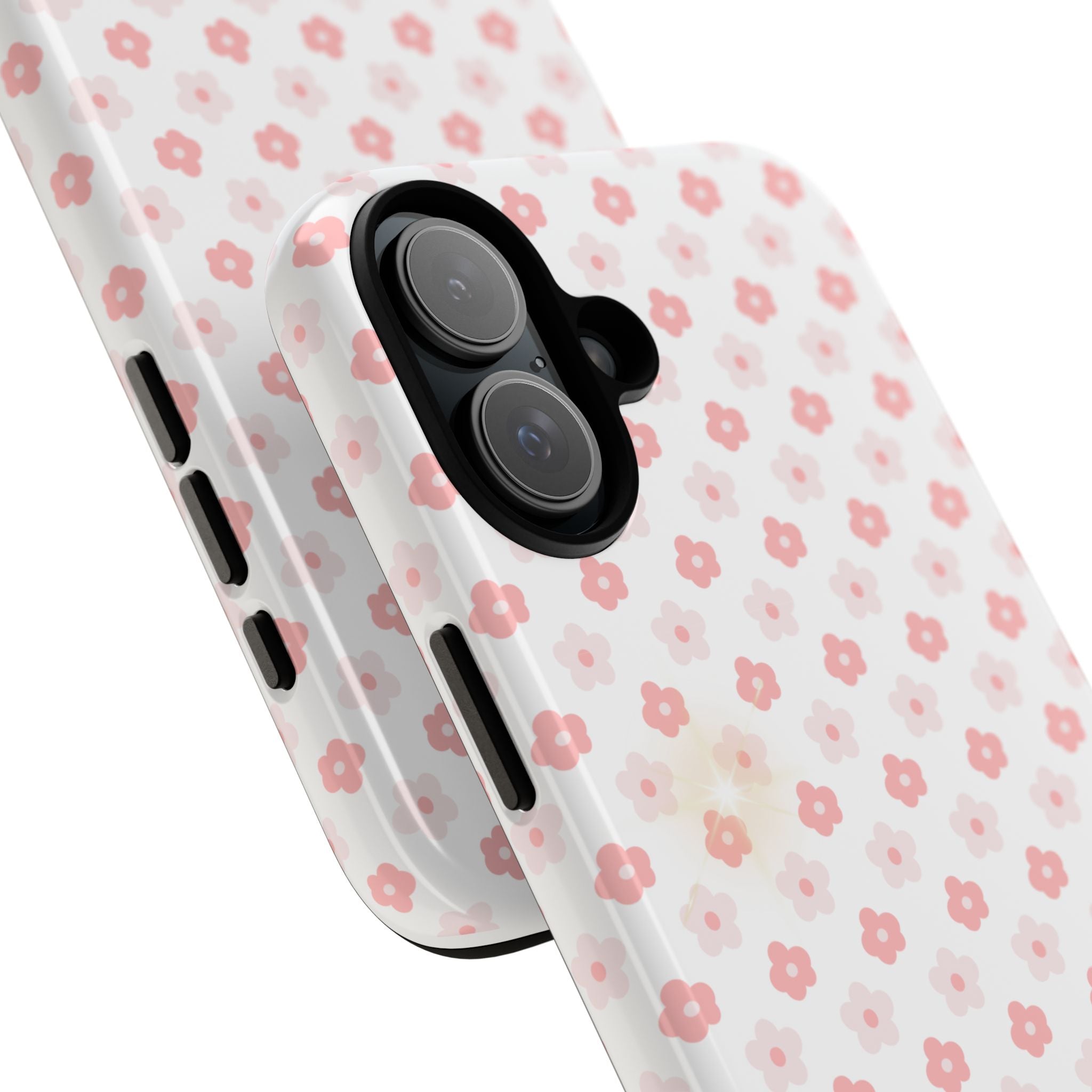 Pink Cherry Blossom Tough Phone Case — Floral Protective iPhone Cover