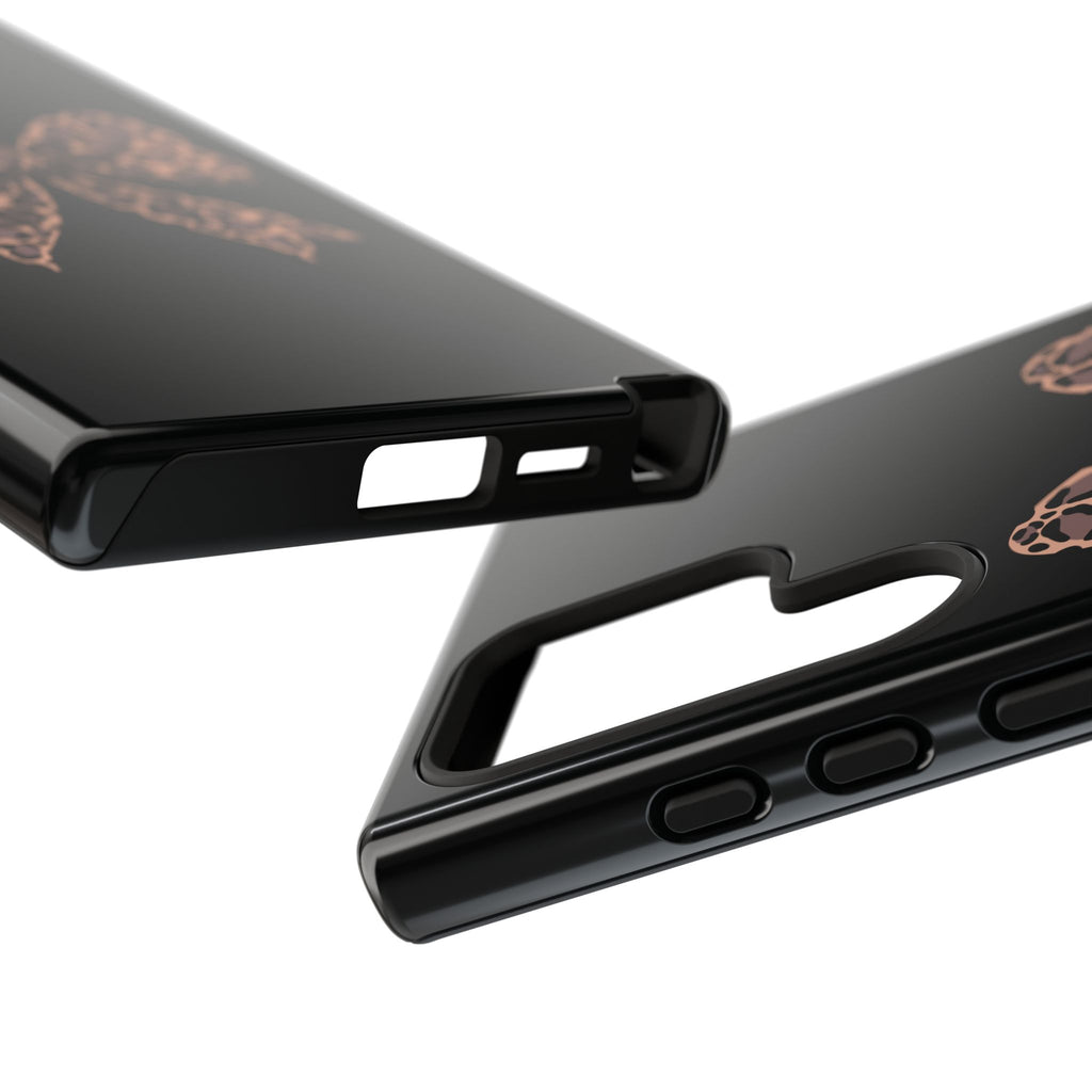 Leopard Print Bow Tough Phone Case — Cute Chic Protective Cover