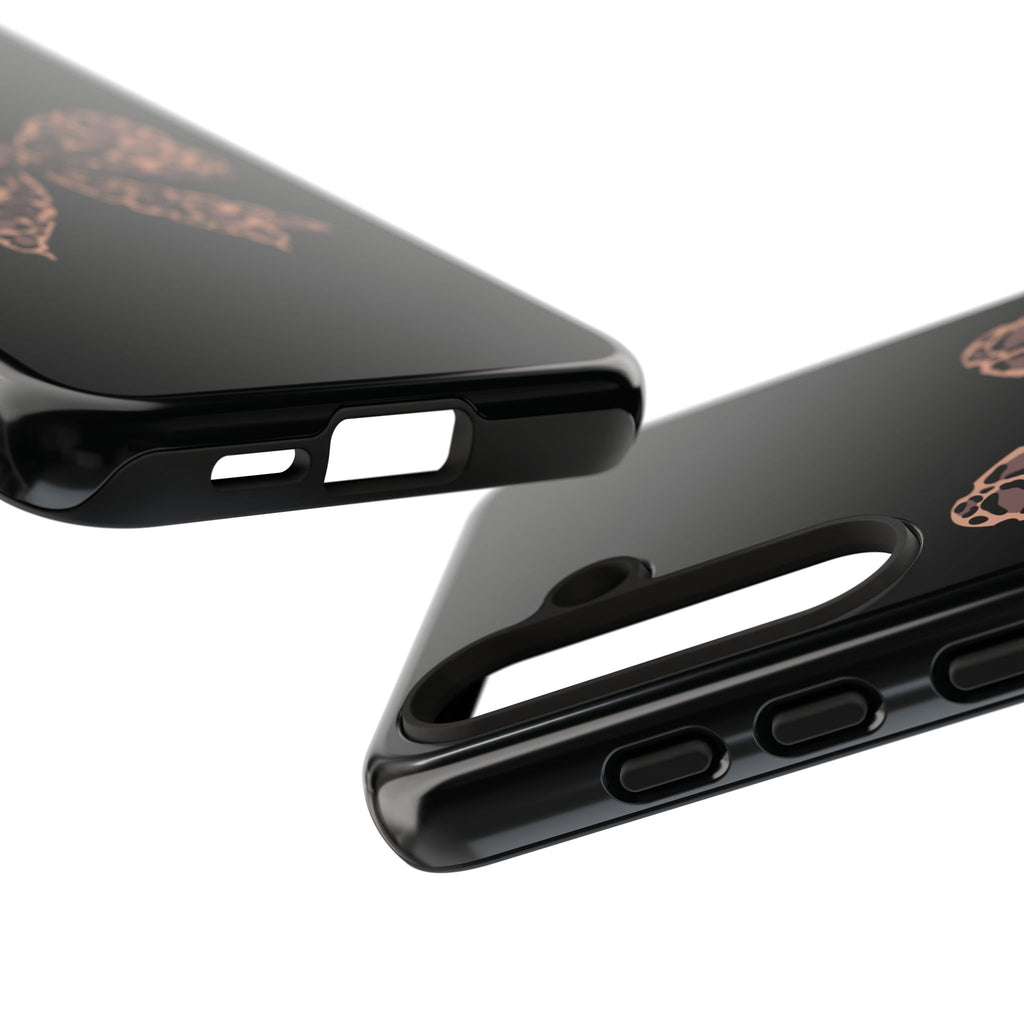 Leopard Print Bow Tough Phone Case — Cute Chic Protective Cover
