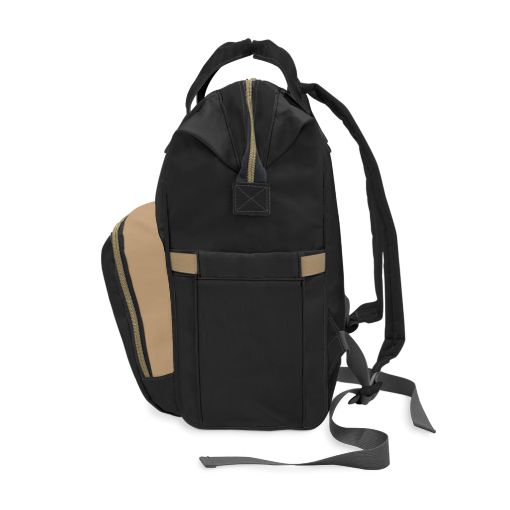 Multifunctional Diaper Backpack — Large Waterproof Baby Travel Bag with Changing Pad & Insulated Bottle Pockets