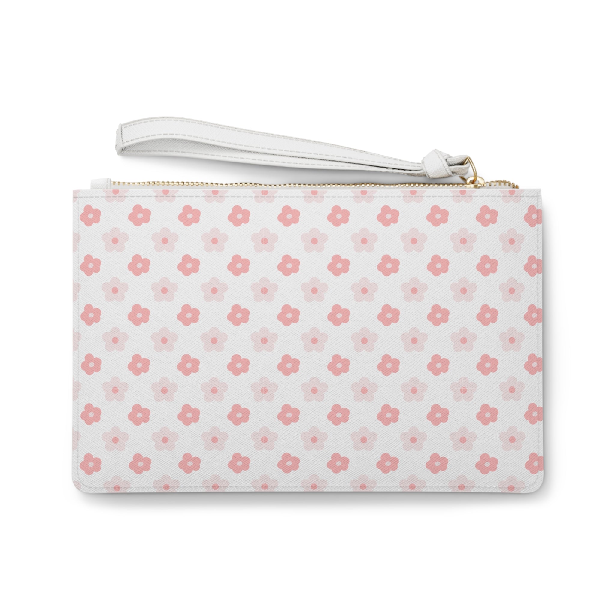 Calm & Capable Floral Clutch Bag – Pink Daisy Wristlet