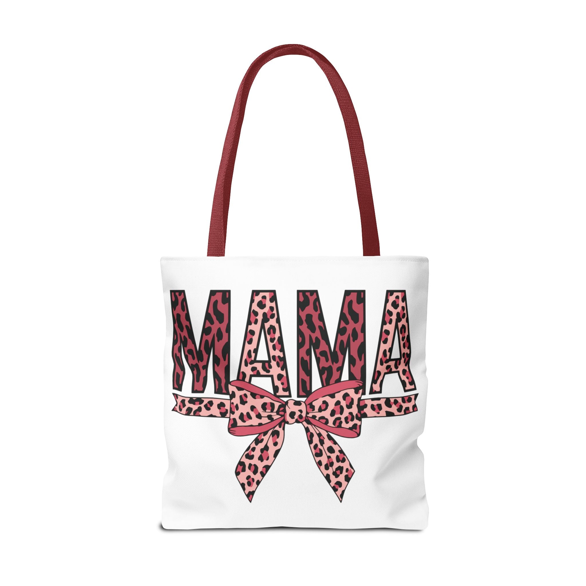 Mama Leopard Print Tote Bag — Pink Bow Mothers Day Gift