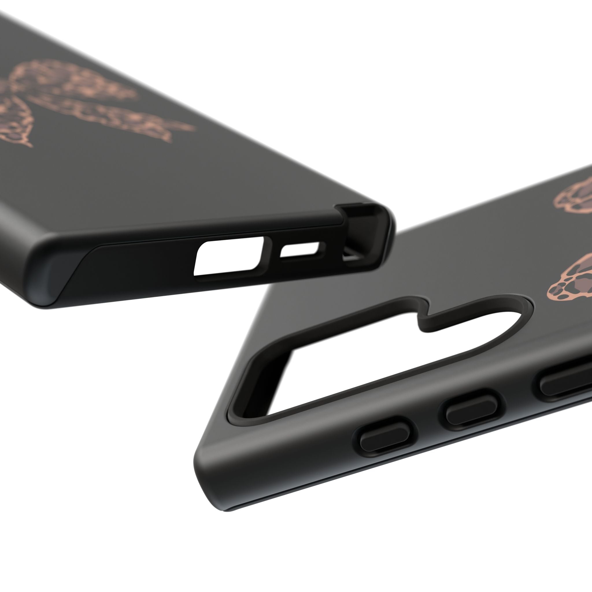 Leopard Print Bow Tough Phone Case — Cute Chic Protective Cover