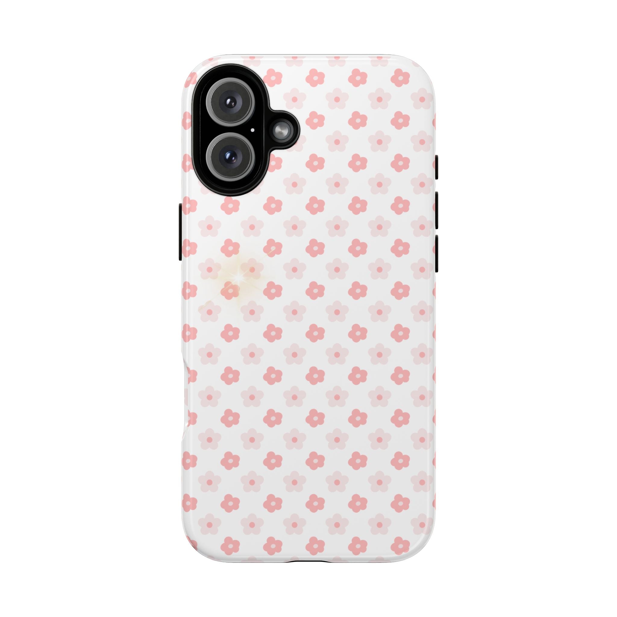 Pink Cherry Blossom Tough Phone Case — Floral Protective iPhone Cover