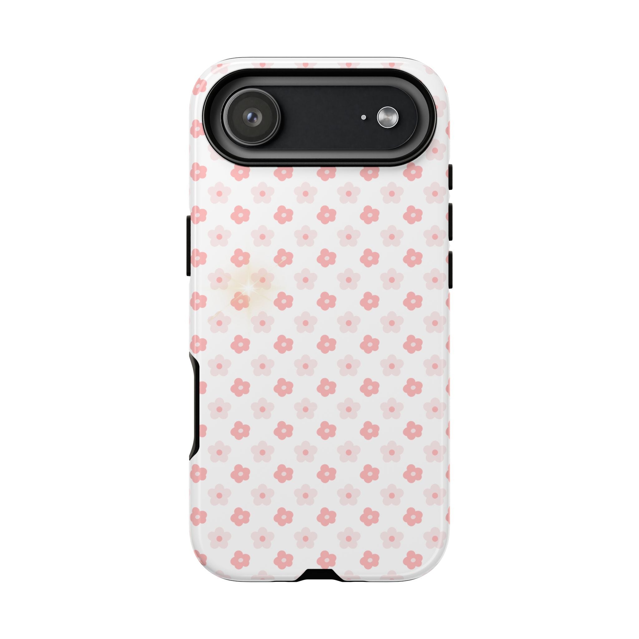Pink Cherry Blossom Tough Phone Case — Floral Protective iPhone Cover