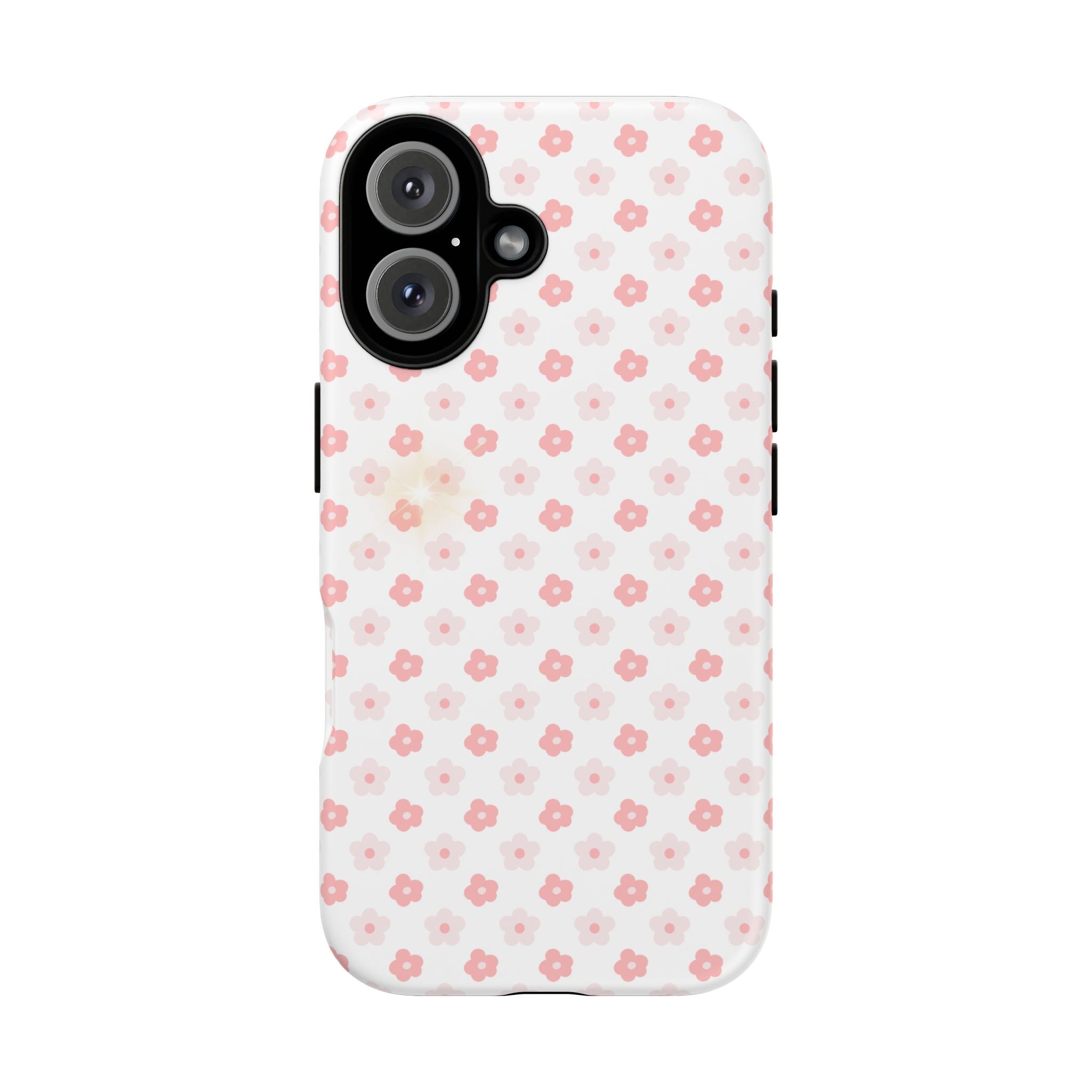 Pink Cherry Blossom Tough Phone Case — Floral Protective iPhone Cover