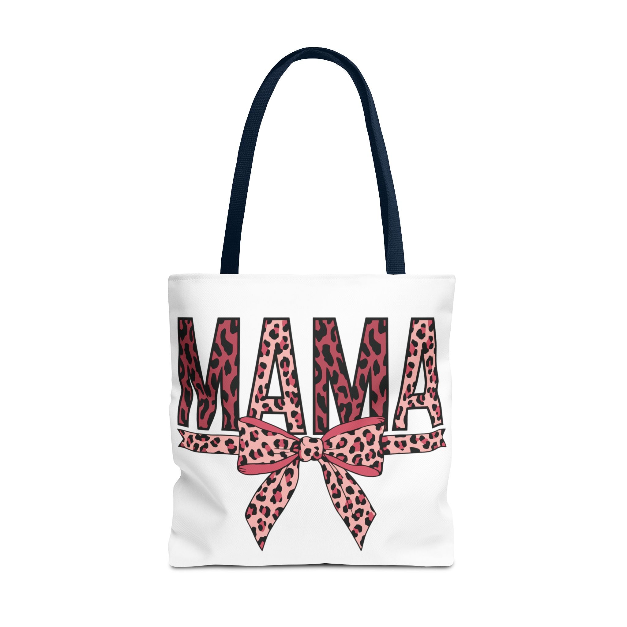 Mama Leopard Print Tote Bag — Pink Bow Mothers Day Gift