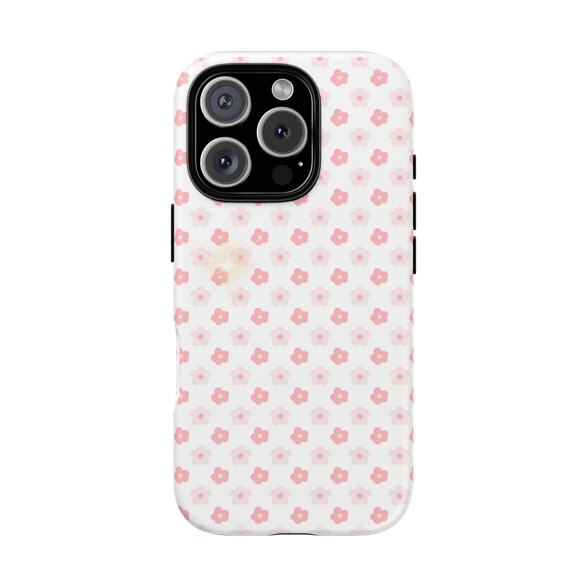Pink Cherry Blossom Tough Phone Case — Floral Protective iPhone Cover