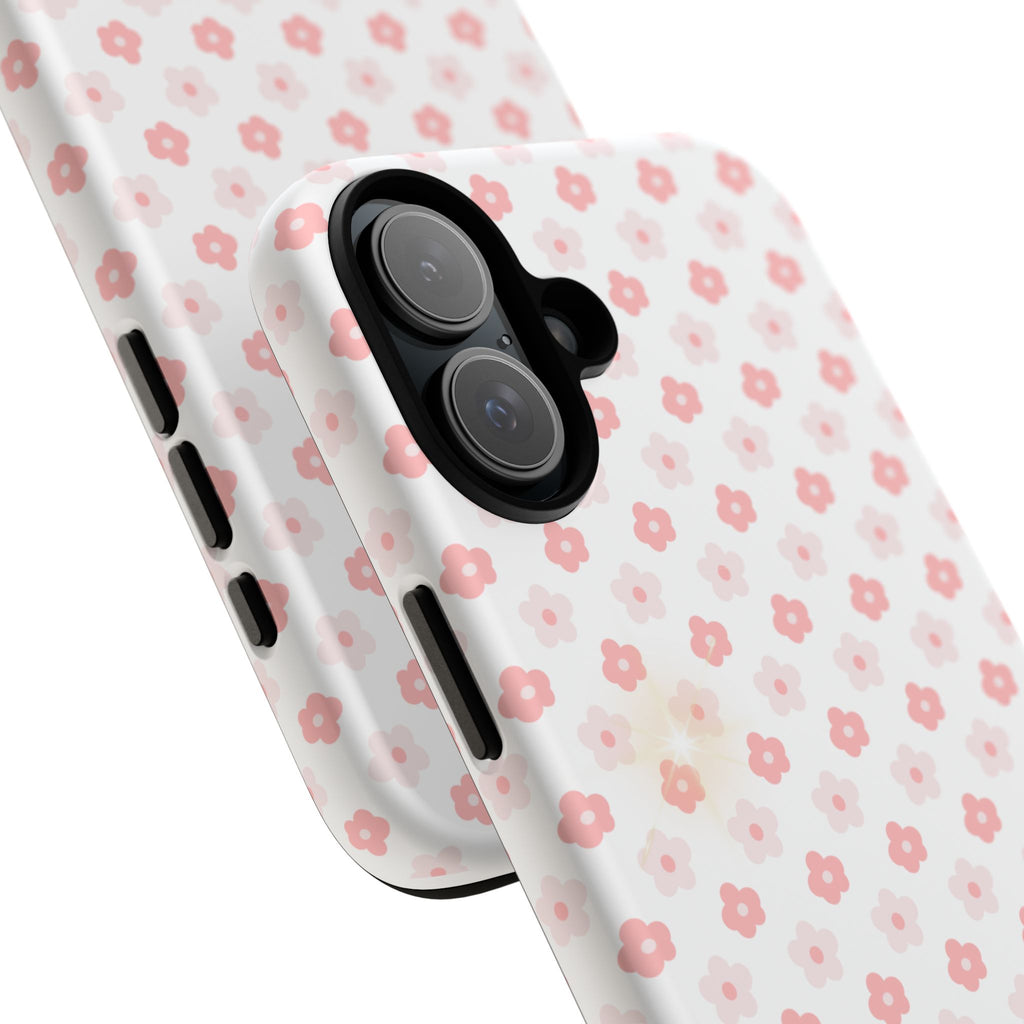 Pink Cherry Blossom Tough Phone Case — Floral Protective iPhone Cover