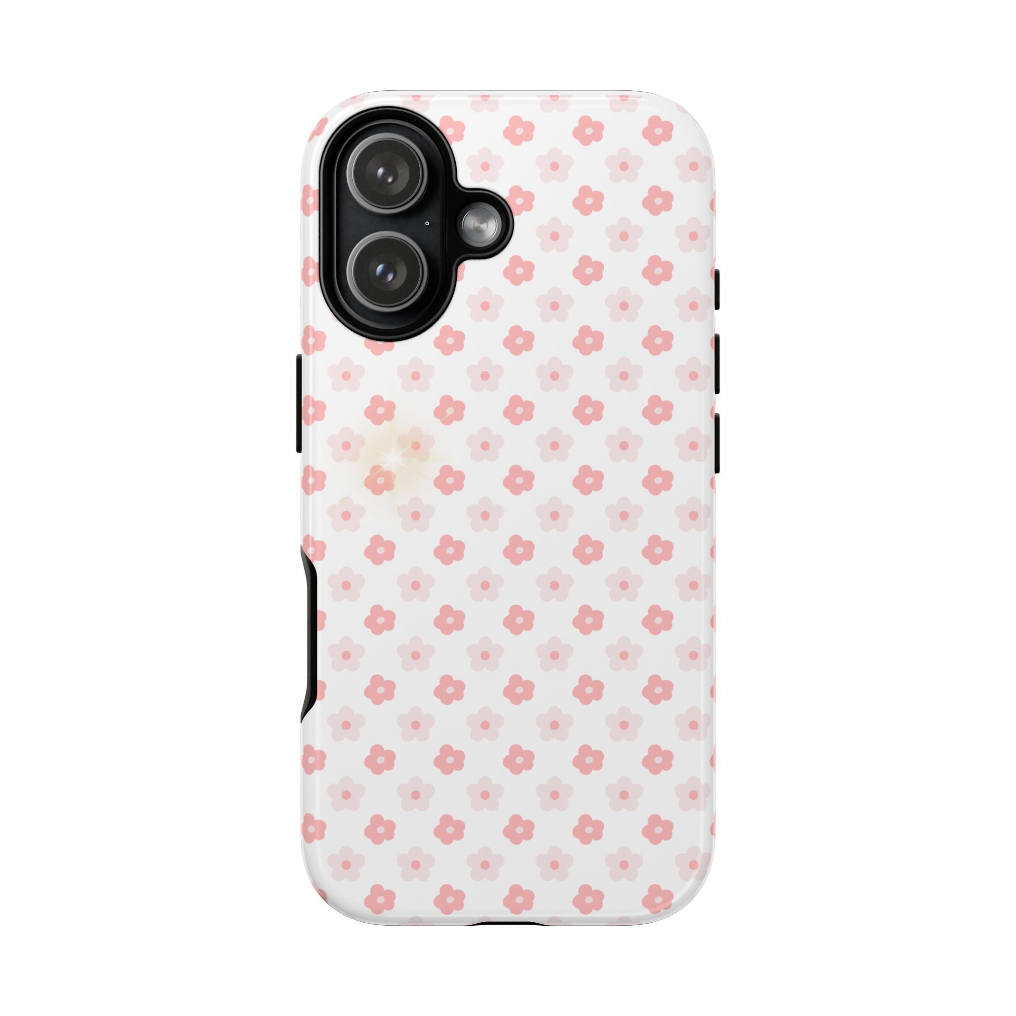 Pink Cherry Blossom Tough Phone Case — Floral Protective iPhone Cover