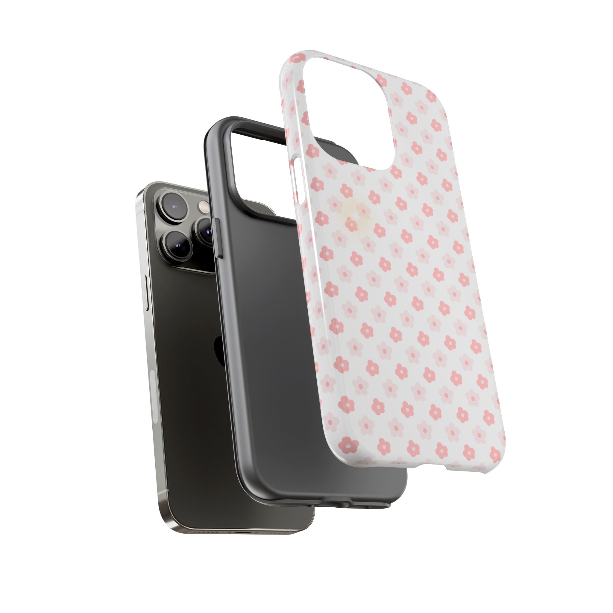 Pink Cherry Blossom Tough Phone Case — Floral Protective iPhone Cover