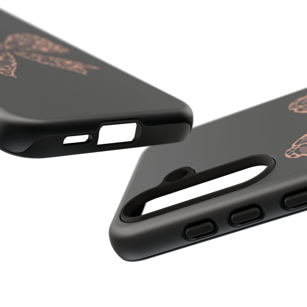 Leopard Print Bow Tough Phone Case — Cute Chic Protective Cover