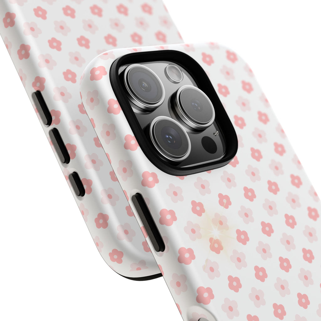 Pink Cherry Blossom Tough Phone Case — Floral Protective iPhone Cover
