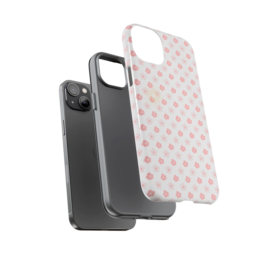 Pink Cherry Blossom Tough Phone Case — Floral Protective iPhone Cover