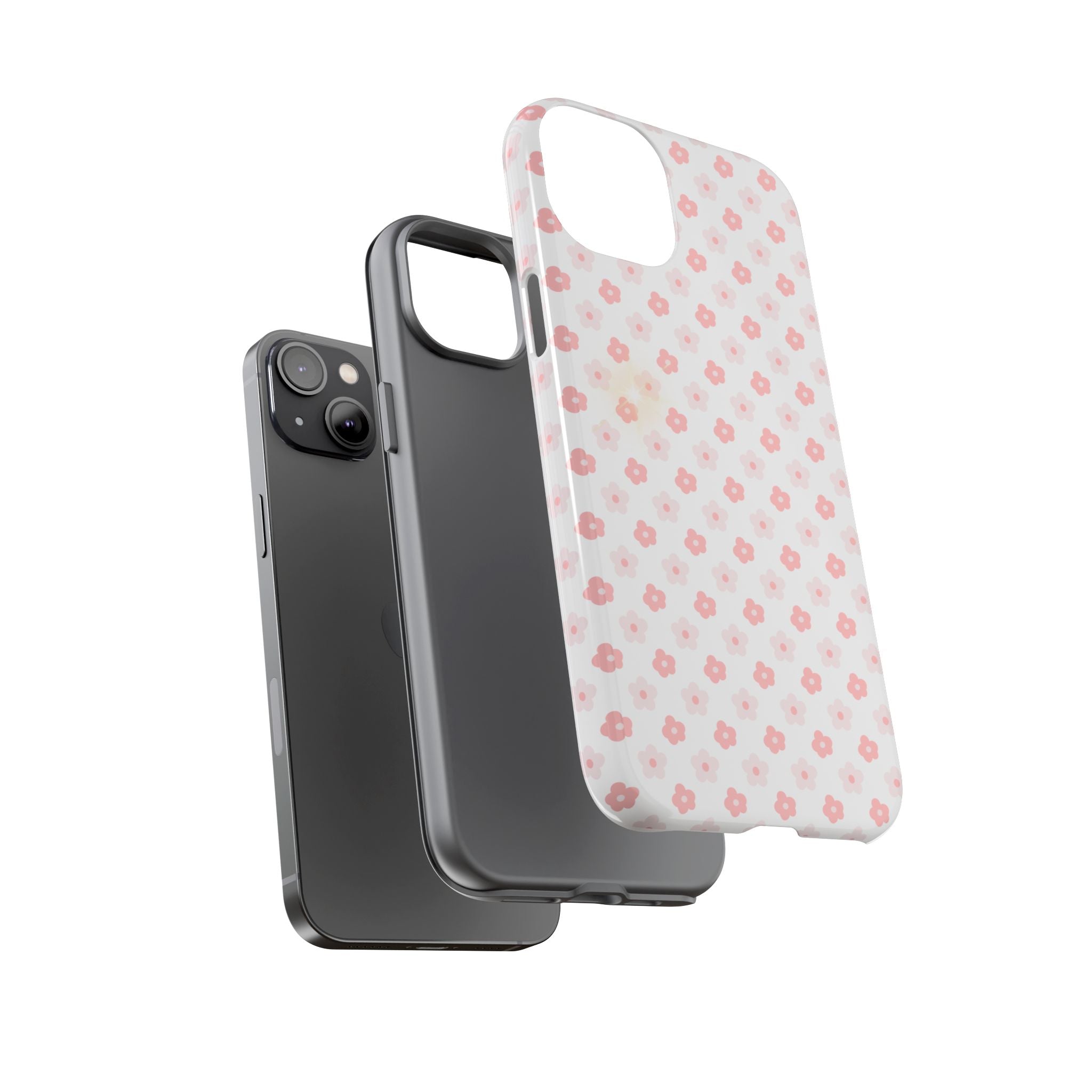 Pink Cherry Blossom Tough Phone Case — Floral Protective iPhone Cover