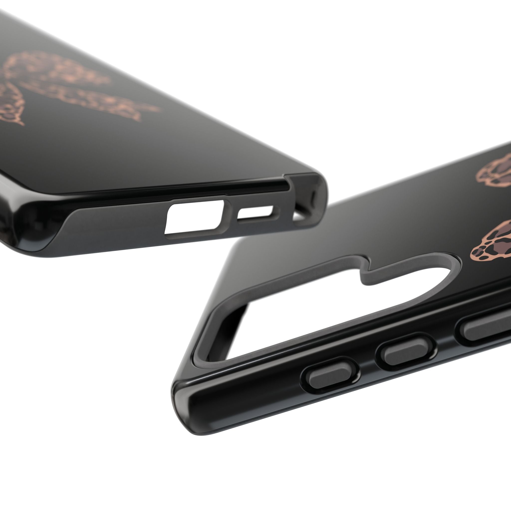 Leopard Print Bow Tough Phone Case — Cute Chic Protective Cover