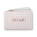 Calm & Capable Floral Clutch Bag – Pink Daisy Wristlet