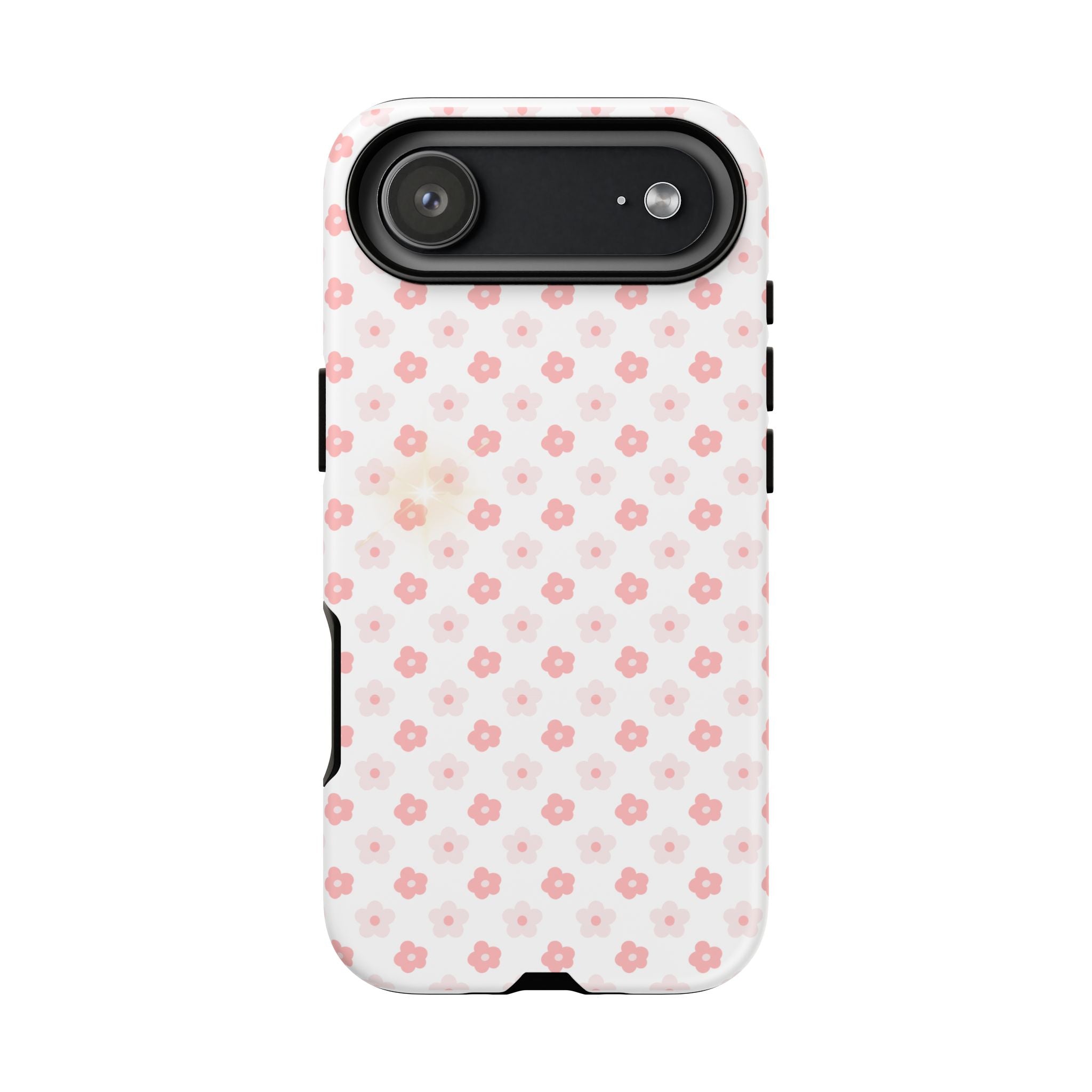 Pink Cherry Blossom Tough Phone Case — Floral Protective iPhone Cover