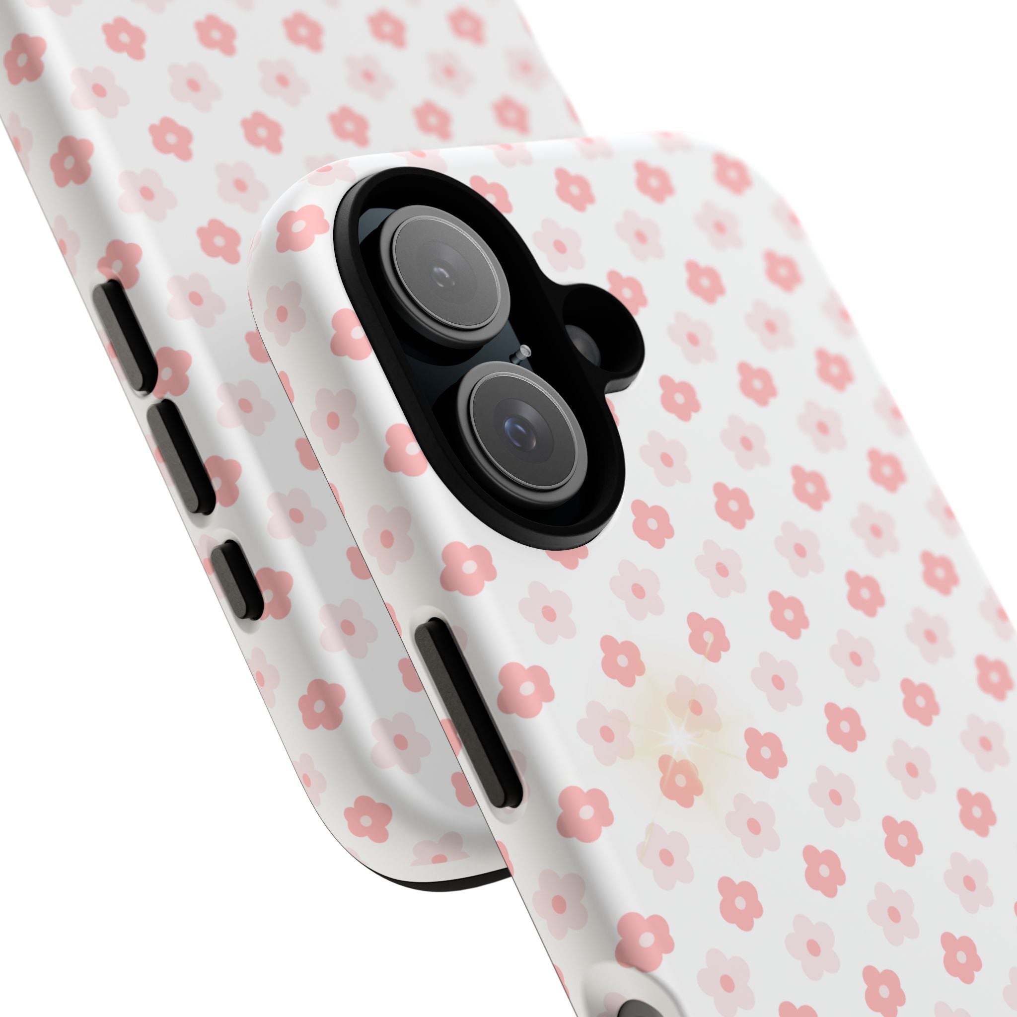 Pink Cherry Blossom Tough Phone Case — Floral Protective iPhone Cover